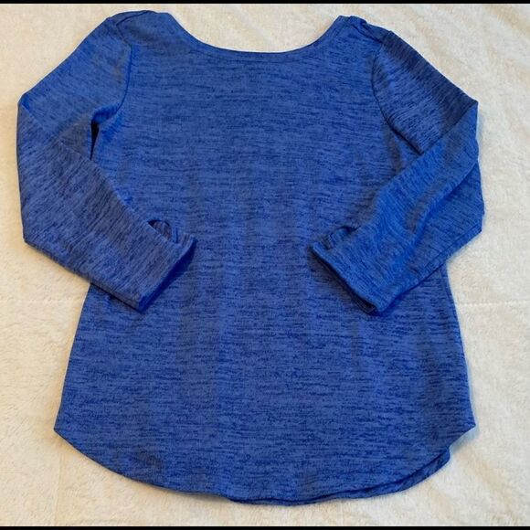 Talbots blue scoop neck sweater - Picture 4 of 4
